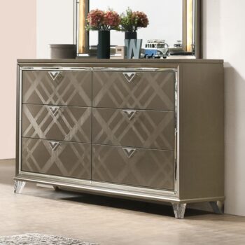 Dark Champagne Skylar Dresser 25325 by ACME