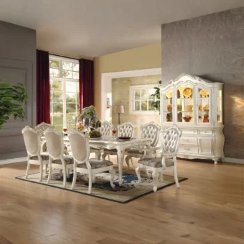 Chantelle Marble Top Dining Table By ACME