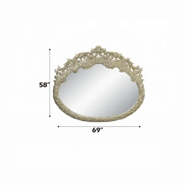 Sorina Mirror in Antique Gold Finish by ACME - Image 2