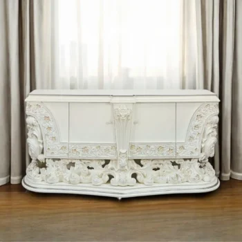 Server in Antique White Finish