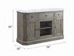 Oak Server Dimensions