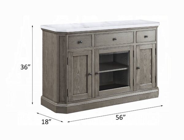 Oak Server Dimensions