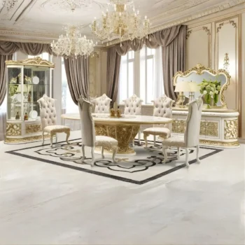 HD-903 – 7 PC DINING ROOM SET BY Homey Design