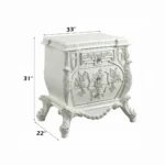 Vanaheim Nightstand in Antique White Finish by ACME - Image 6
