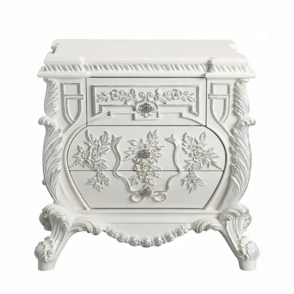 Vanaheim Nightstand in Antique White Finish by ACME - Image 2