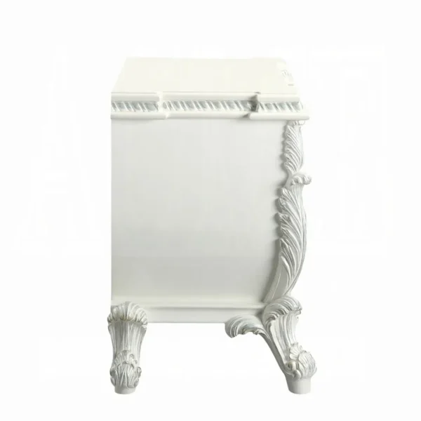 Vanaheim Nightstand in Antique White Finish by ACME - Image 4