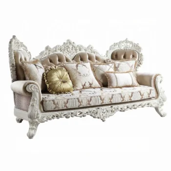 Fabric Sofa With 7 Pillows