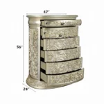 Sorina Gold Six Drawer Chest by ACME - Image 3