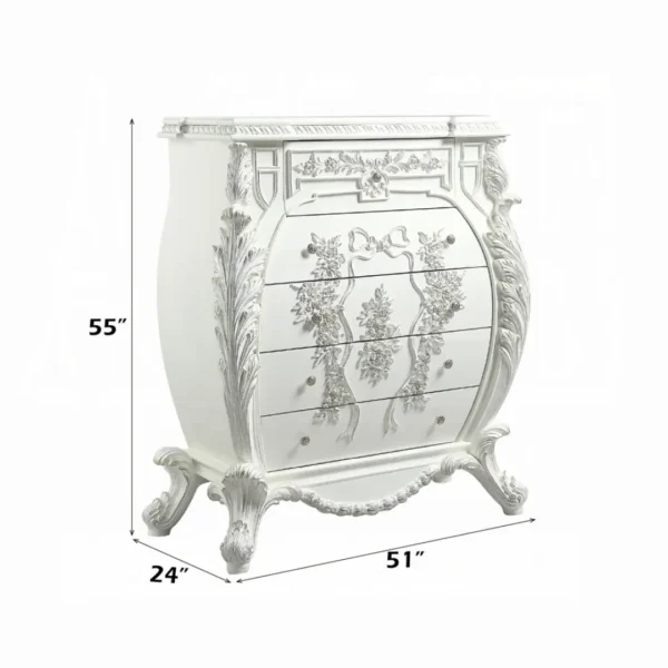 Vanaheim Chest in Antique White Finish by ACME - Image 5