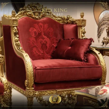 Red King Chair 2