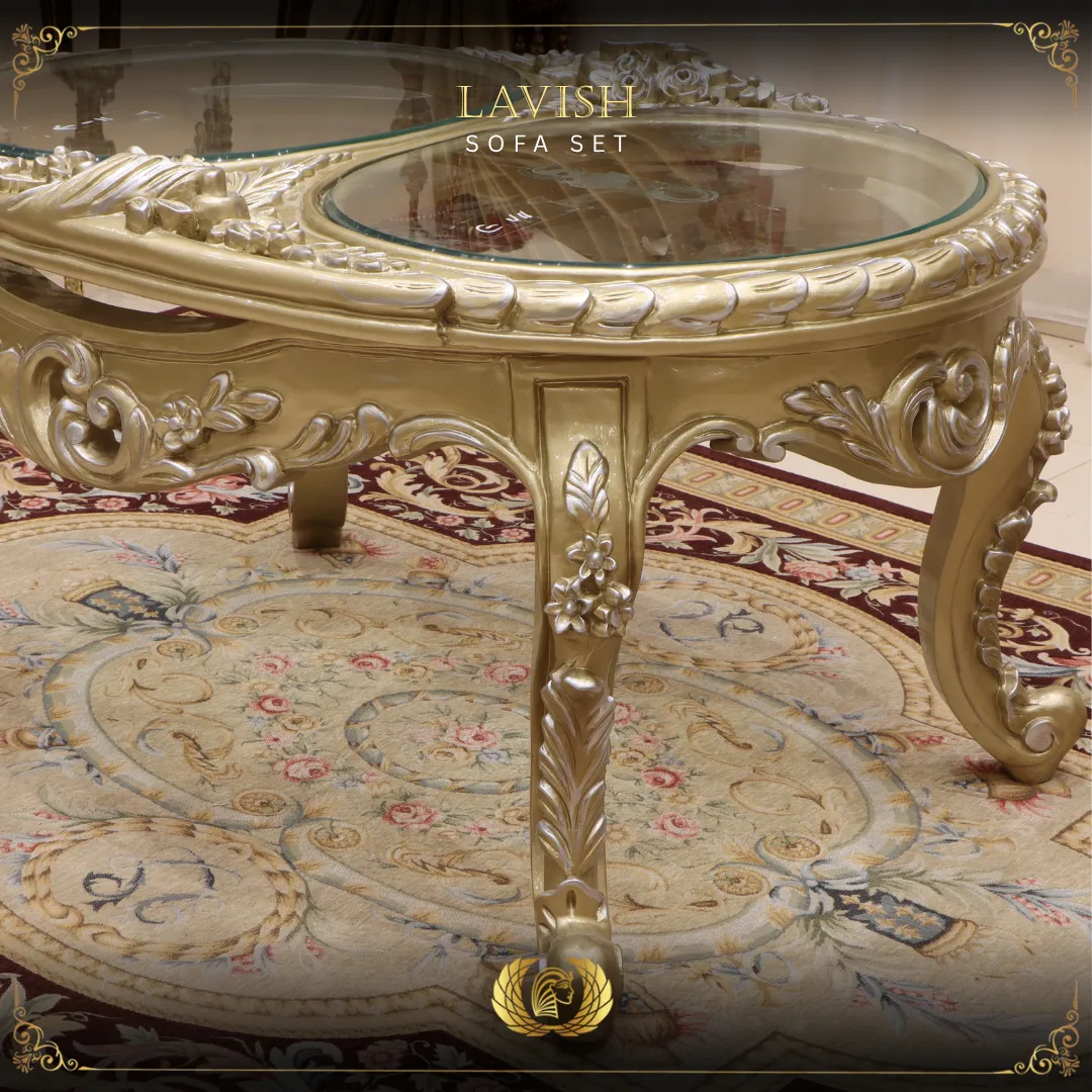 Handmade Lavish Coffee Table | Mobilia Cleopatra 3 lavish-sofa-set