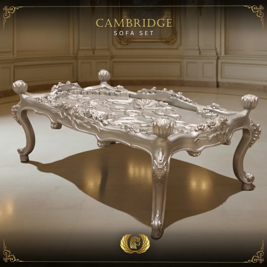Handmade Cambridge 1 Coffee Table | Mobilia Cleopatra 3 Green Cambridge Sofa set (2)