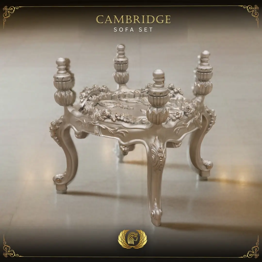 Handmade Cambridge 1 End Table | Mobilia Cleopatra 3 Green Cambridge Sofa set (3)