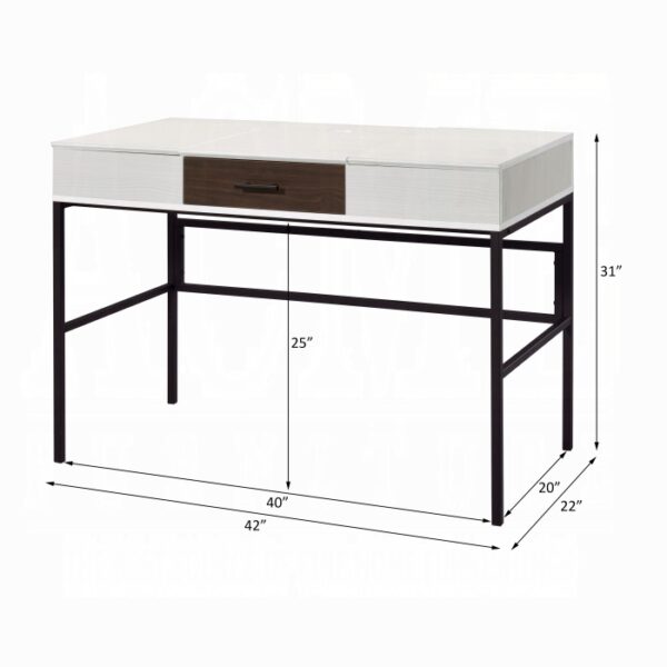 Writing Desk W/USB Dimensions