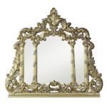 Cabriole Gold Mirror by ACME
