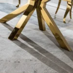 DT201GMB Marble Dining Room Table Legs Metal by Artisan Furniture – Dining Tables – View 8