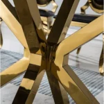 DT201GMB Marble Dining Room Table Legs Metal by Artisan Furniture – Dining Tables – View 6