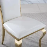 DCK98 Two Black Leather Dining Chairs Modern by Artisan Furniture - Image 5