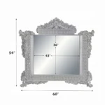 Valkyrie Platinum Mirror by ACME - Image 2