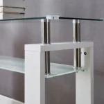 STA08 Glass Top Wood Table Console by Artisan furniture - Image 5