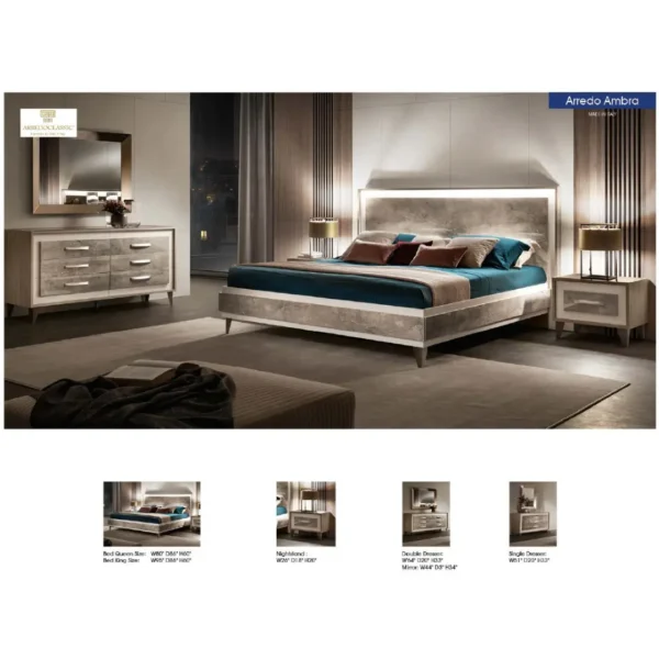ArredoAmbra Bedroom Set by Arredoclassic