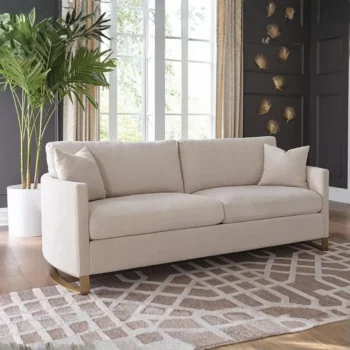 Arched Arms Sofa Beige