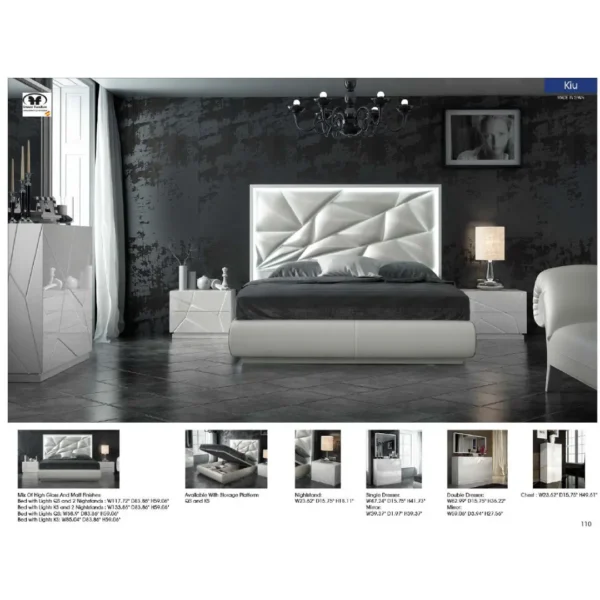 High Gloss Lacquer, Mat Kiu Bedroom Set