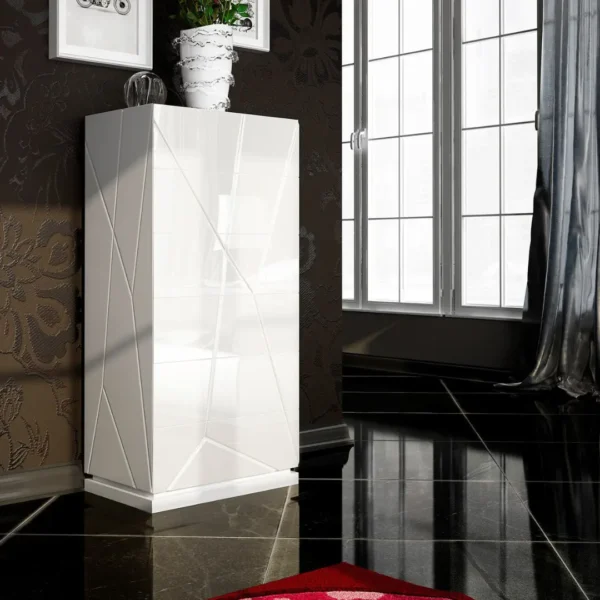 High Gloss Lacquer, Mat Kiu Bedroom Set By ESF Furniture - Image 13