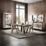 High Gloss Lacquer Mat ArredoAmbra Dining Set by Arredoclassic