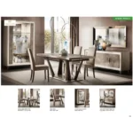 High Gloss Lacquer Mat ArredoAmbra Dining Set by Arredoclassic