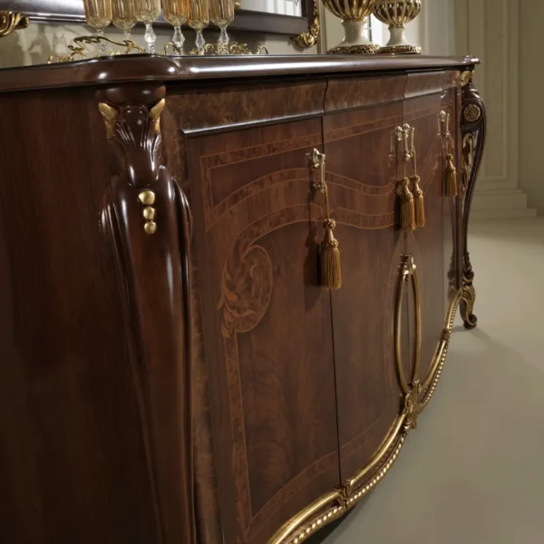 High Gloss Lacquer Donatello 4 Door Buffet