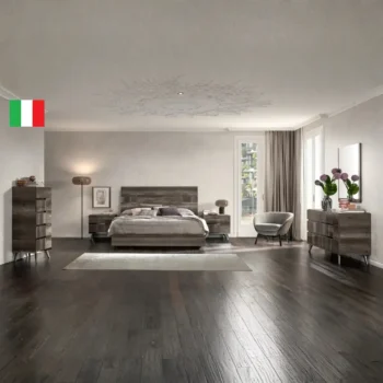 High Gloss Lacquer Medea Bedroom Set