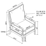 Wooden Accent Chair