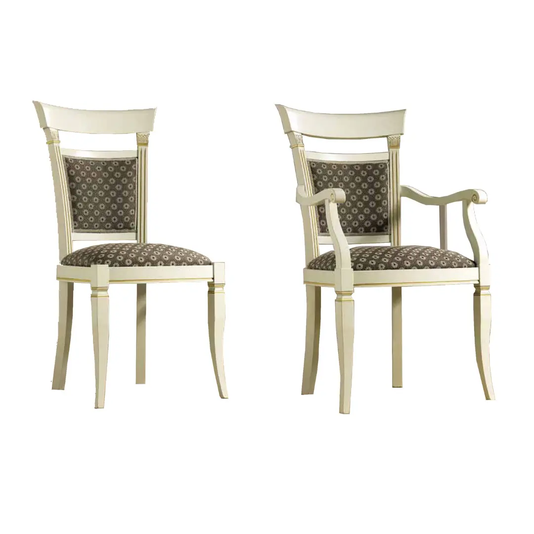 Treviso Chairs White Ash By Esf Furniture | Mobilia Cleopatra 3 Treviso Chairs White Ash