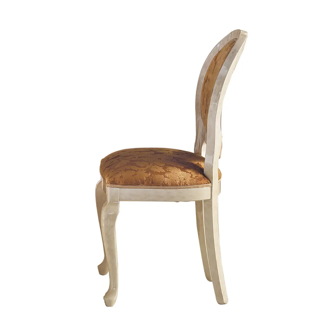 High Gloss Lacquer Melodia Side Chair By Esf Furniture | Mobilia Cleopatra 3 High Gloss Lacquer Melodia Side Chair