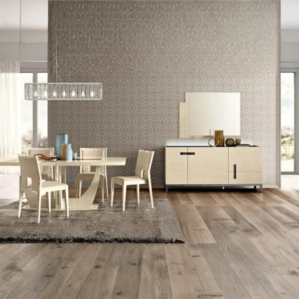 High Gloss Lacquer Ambra Dining Room Set