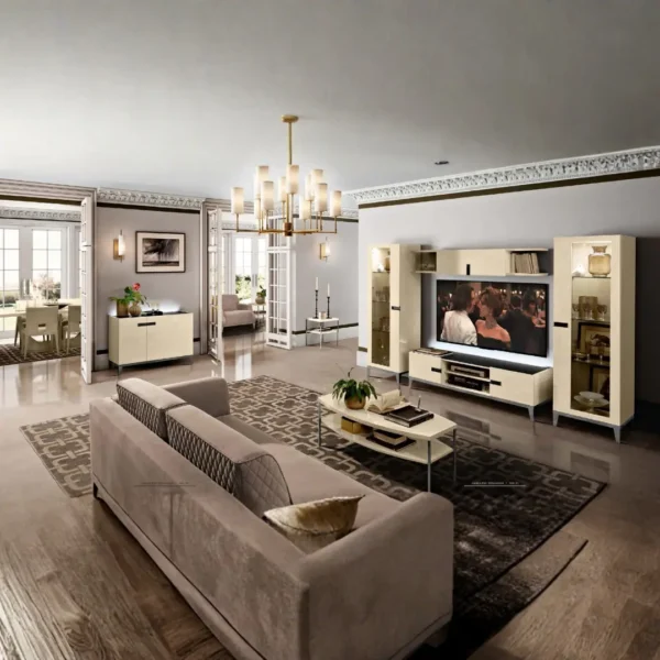 High Gloss Lacquer Ambra Dining Room Set