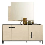 High Gloss Lacquer Ambra 3 Door Buffet