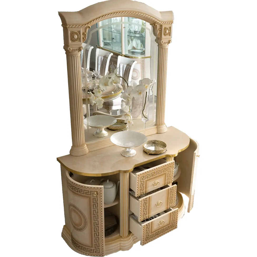 Aida 2 Door Buffet Ivory By Esf Furniture | Mobilia Cleopatra 3 Aida 2 Door Buffet Ivory