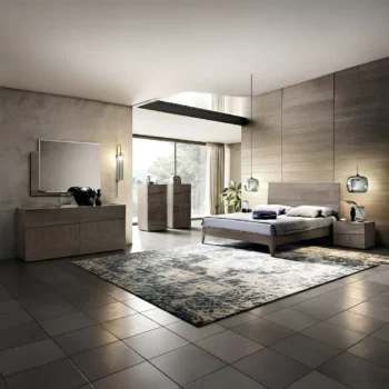High Gloss Lacquer Tekno Bedroom Set