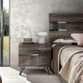 High Gloss Lacquer Medea Bedroom Set