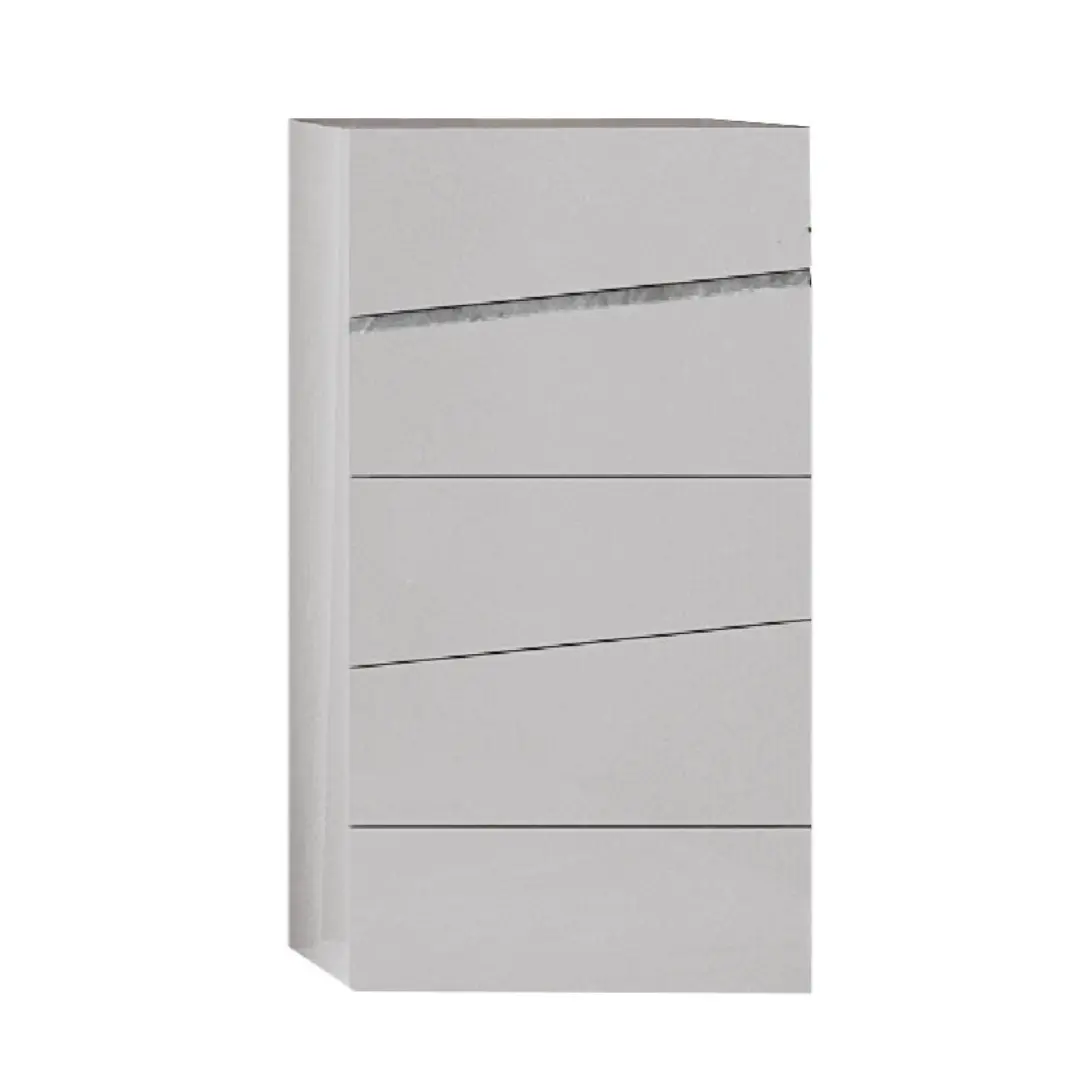 High Gloss Lacquer Alba Chest By Esf Furniture | Mobilia Cleopatra 3 High Gloss Lacquer Alba Chest