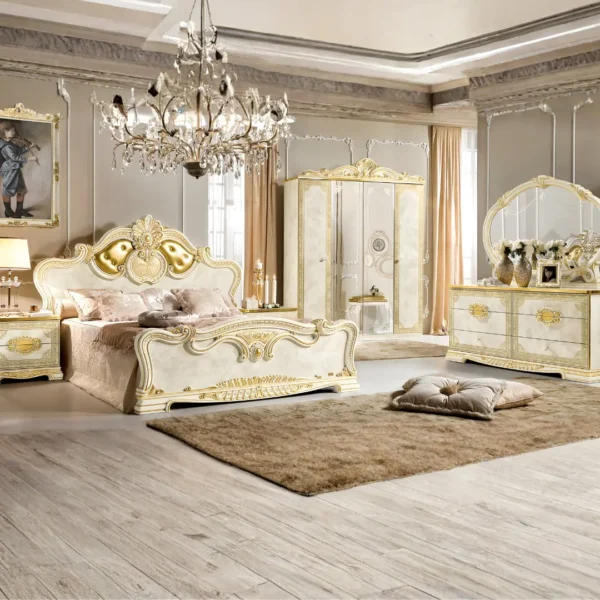 High Gloss Lacquer Leonardo Bedroom Set, Camelgroup Italy