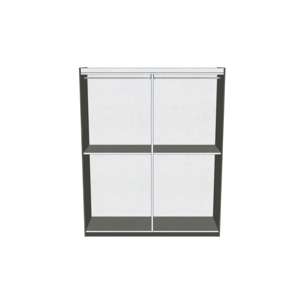 High Gloss Lacquer Leonardo 4 Door Wardrobe By ESF Furniture - Image 2