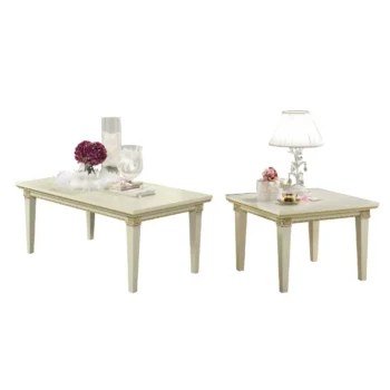 High Gloss Lacquer Treviso Coffee and End Table By ESF Furniture