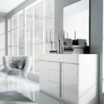 High Gloss Finish Granada Mirror for Dresser By ESF Furniture - Image 3