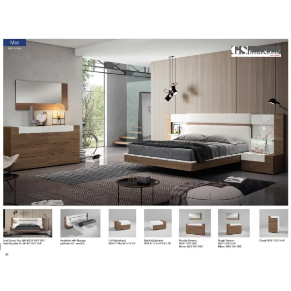 White Modern Bedroom Furniture