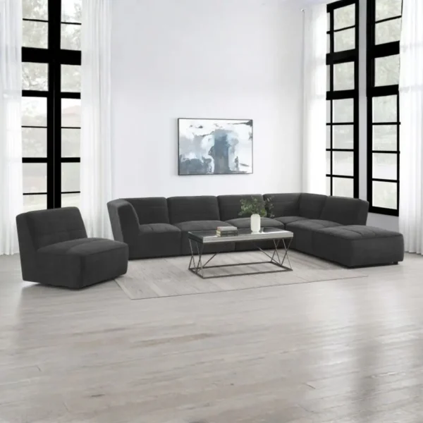Boucle Fabric Chair