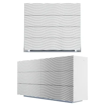 Wave Dressers / Mirrors White