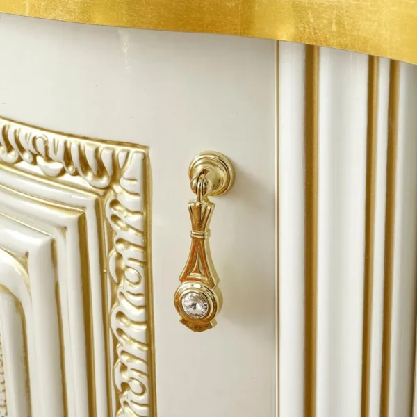 White Lacquer Dining Set